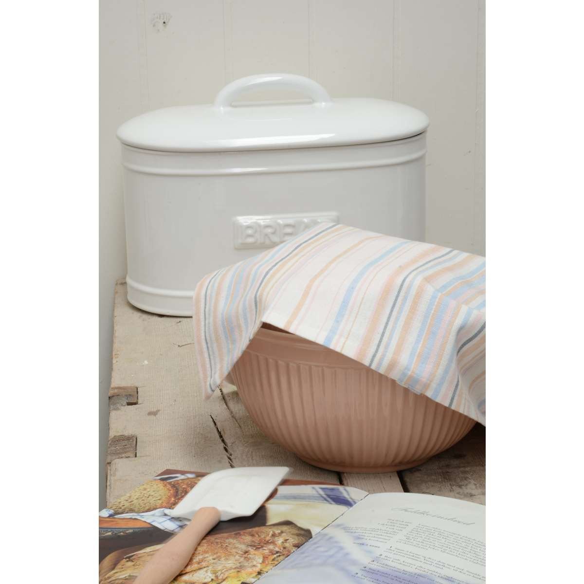IB Laursen Brotbox oval Weiss
