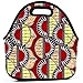 Produktbild Isolierter Bento-Beutel Tragbare Tragetasche Lebensmittelbeutel Gourmet-Handtasche Afrikanisches Muster Große und große bedruckte Beutel-Einkaufstasche