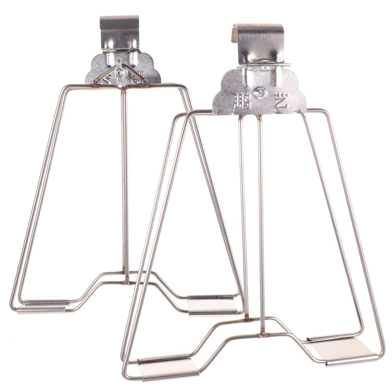 ABOOFAN 2Pcs Chicken Grill Clip Practical Hanging Clamp for Fish Meat Vegetables Heat Resistant Easy to Clean Lightweight Design for Outdoor Barbecue