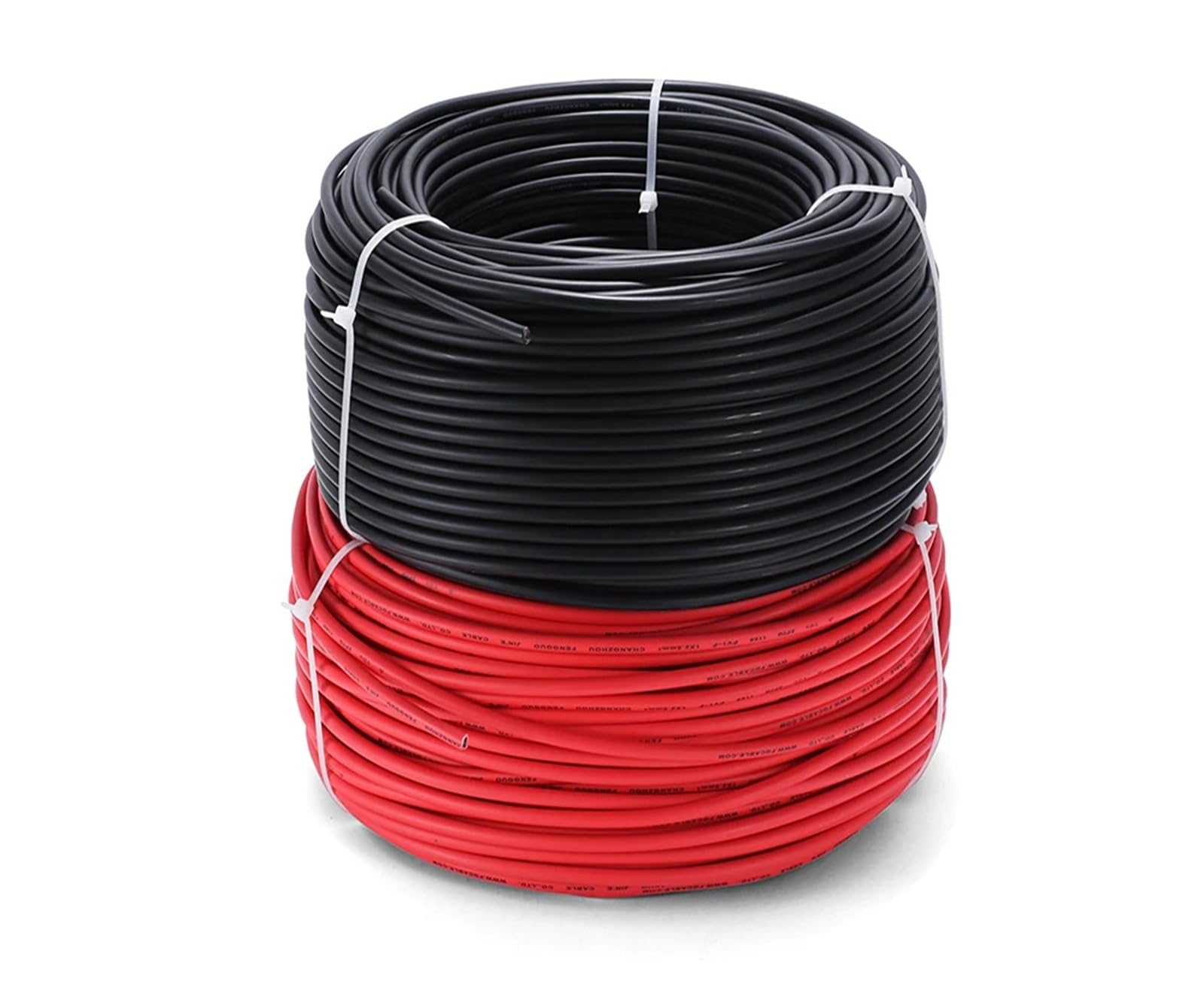 Solarkabel Solar-PV-Kabel Panel Stecker Draht 2,5/4/6 mm2 mit 1/2/3/5/8/10/15/20/30M Solar-PV-Drahtanschlüsse 10/12/14 AWG(10m black10m red,12 AWG-4mm2)