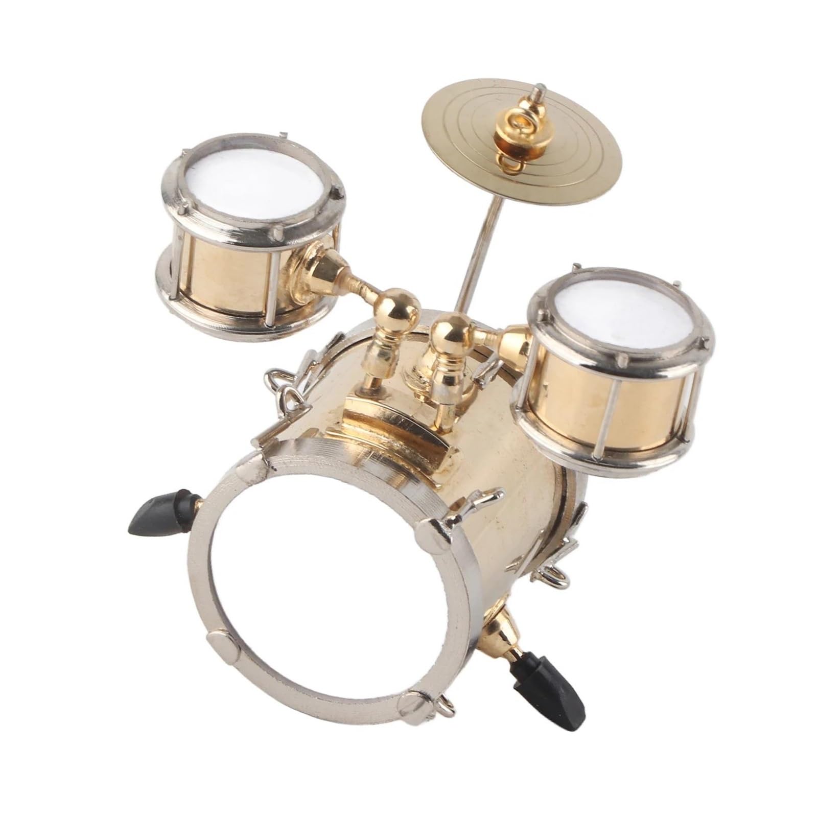 Juego De Instrumentos Musicales En Miniatura Réplica De Instrumento Musical En Miniatura Modelo De Tambor Caja Exhibición Adornos Artesanales De Escritorio Para El Hogar Regalo Para Baterista