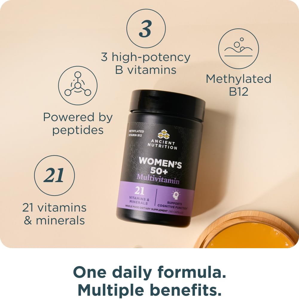 Ancient Nutrition Women’s 50+ Multivitamin, Menopause Support — Amazon image 3