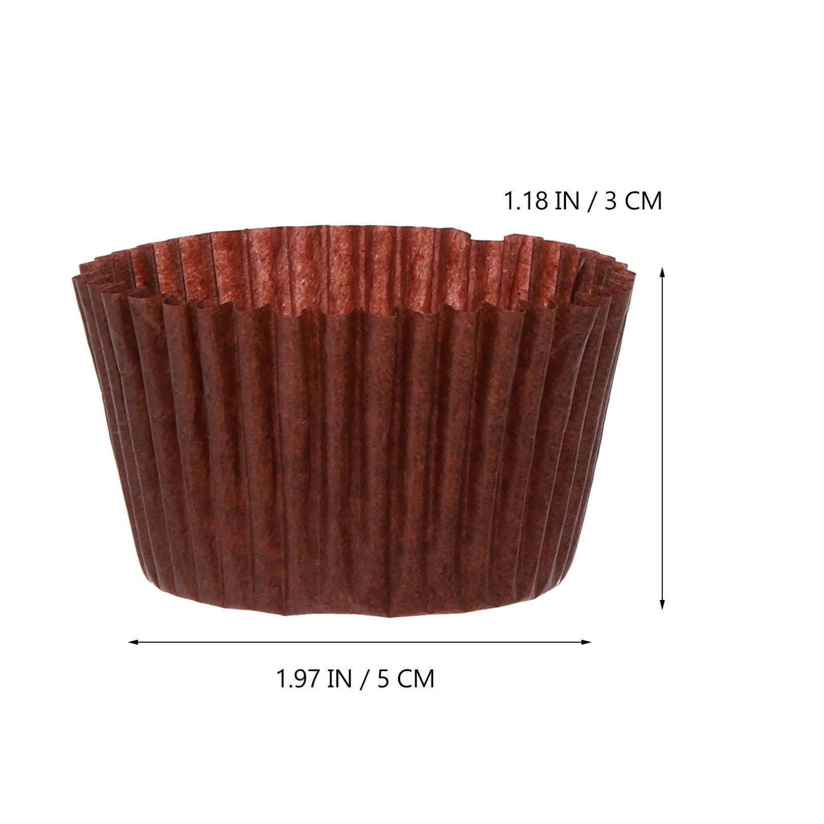 jojofuny 1000 Piezas de Moldes de Papel para Cupcakes y Magdalenas Papel Resistente Olor, Ideales para Fiestas de Cumpleaños y Snacks