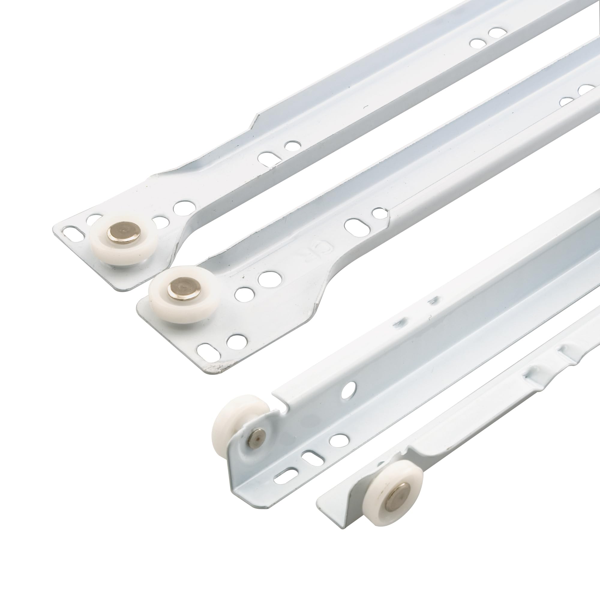 View 1 of 1pcs***Prime-Line MP7213 Bottom Mount RV and Mobile Home Drawer Slides, White (1 Set)