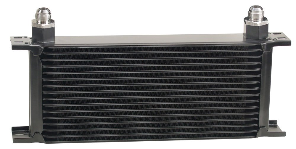 Derale 51608 16 Row Core Stacked Plate Cooler Kit , Black