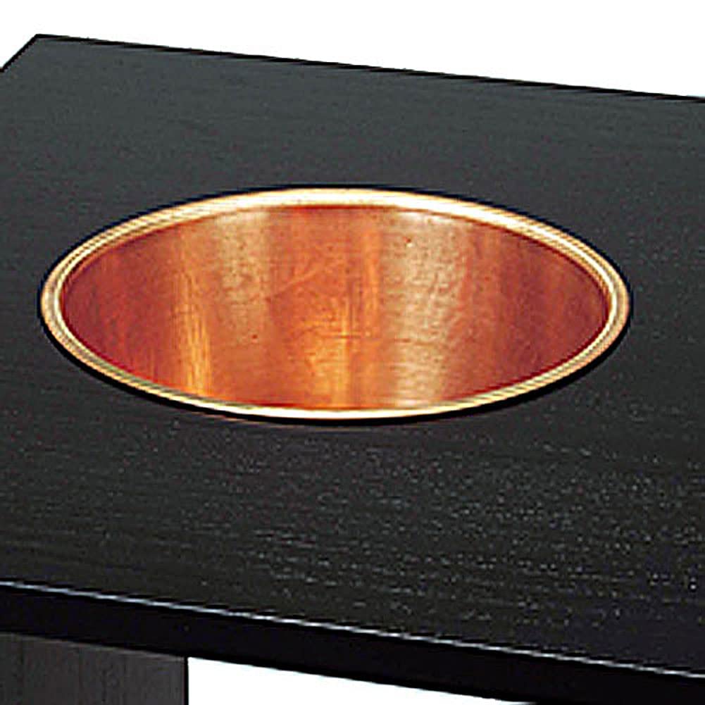 Amazon.co.jp: 銅丸炉 新型立礼棚セット用 茶道具 銅製品 茶器 炭道具