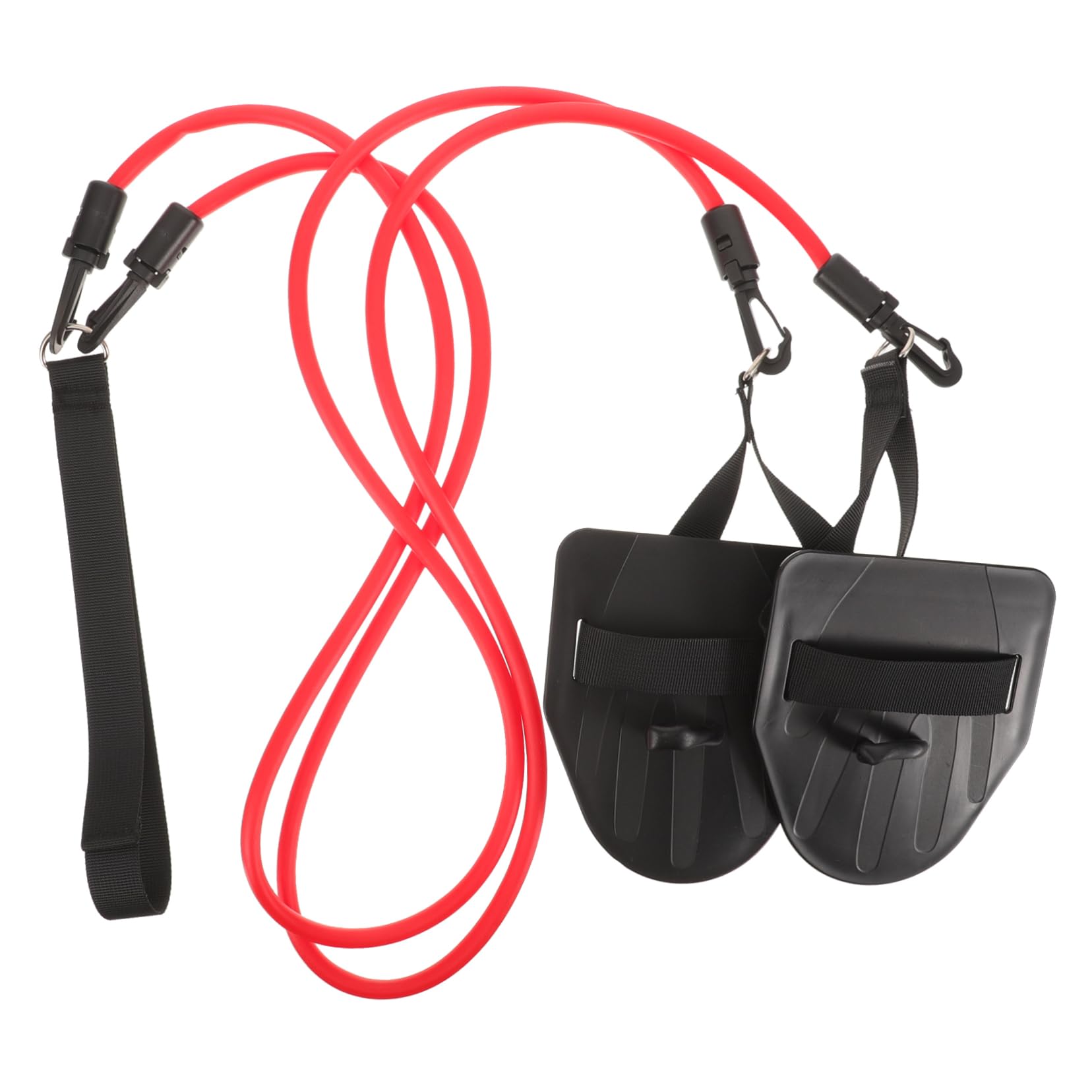 POPETPOP Swim Gear for Men Webbed Resistance Rope Swim Belt Pull Buoy for Adult Swimming