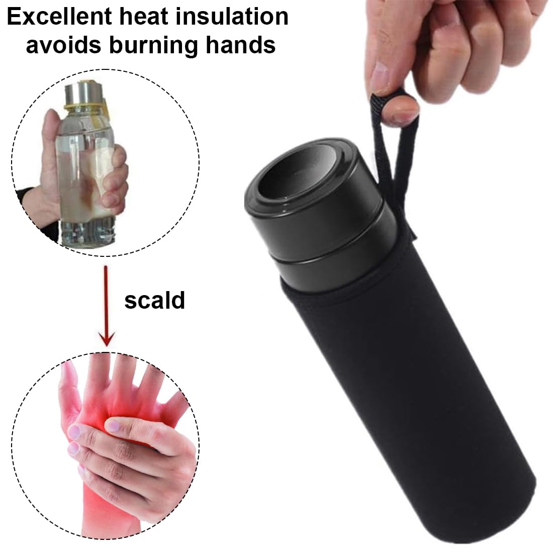 Borsa Termica Per Bottiglie - 2 Pezzi, Tessuto Oxford, Impermeabile, Con Maniglia