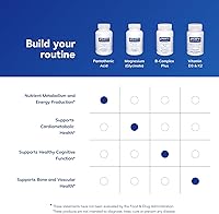 Vista 6 de Pure Encapsulations Ácido pantoténico Suplemento hipoalergénico que apoya la producción de energía celular, la salud suprarrenal y cardiovascular