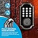 TURBOLOCK TL116 Digital Deadbolt Lock with Keypad, Voice Prompts | Electronic Deadbolt (Single Cylinder) w/Up to 10 Passcodes, Code Disguise, Backup Keys — Ready for Thicker Doors (Brushed Nickel)