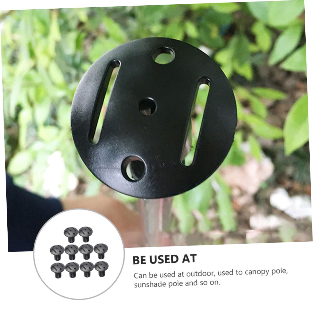 OFFSCH 10pcs Tent Poles Tip Cover Canopy Prop Pole Plugs for Tent Outdoor Protector