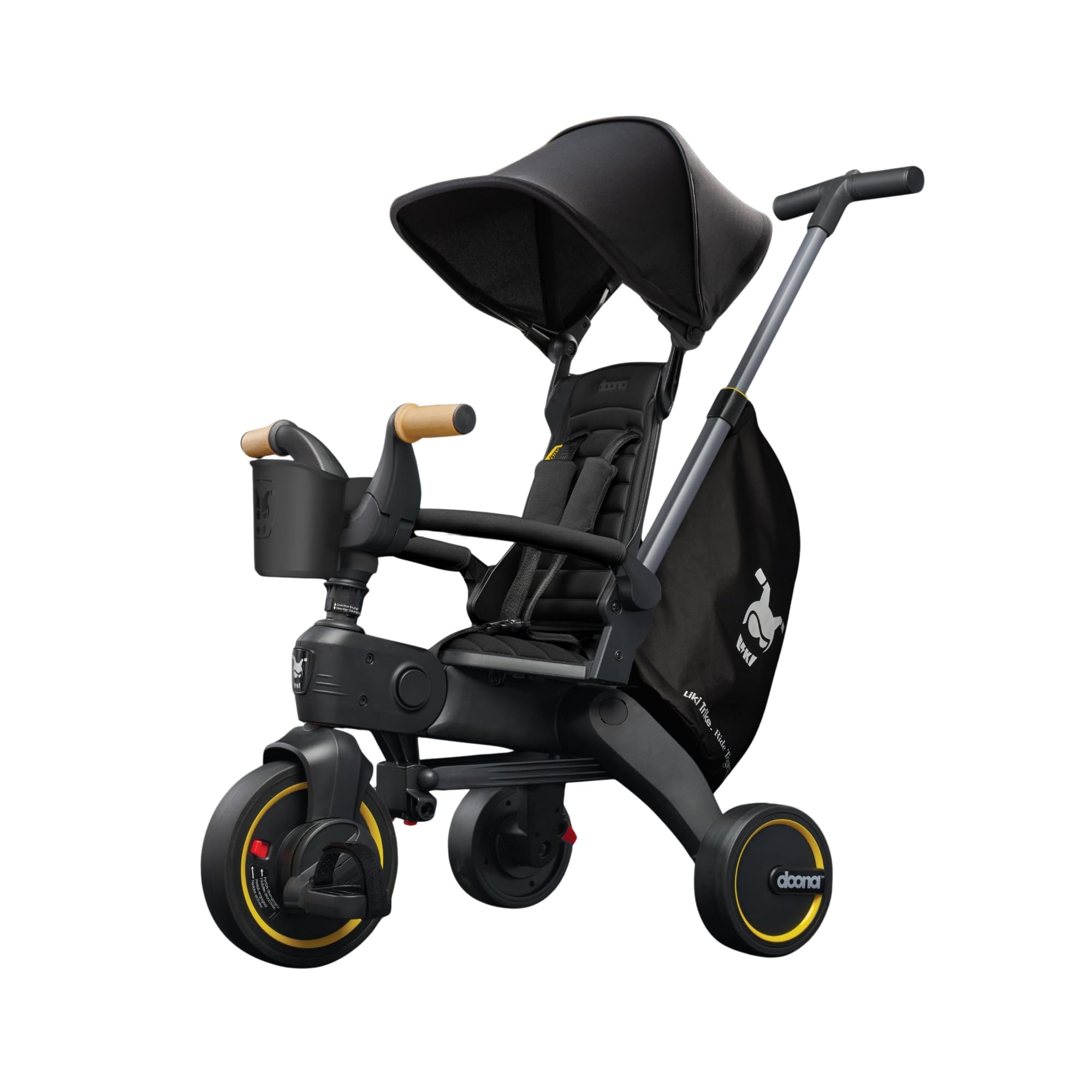 doonaドゥーナ　リキトライクプレミアム　折りたたみ三輪車　S5ニトロブラック Amazon.com: Doona Liki Trike S5, Nitro Black - 5-in-1 Compact