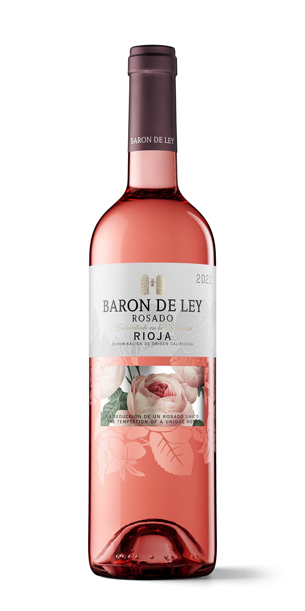 Baron De Ley Rosado, Vino rosado DOC Rioja, Variedad Tempranillo y Garnacha, Fresco y afrutado, Caja 6 botellas, 750 ml