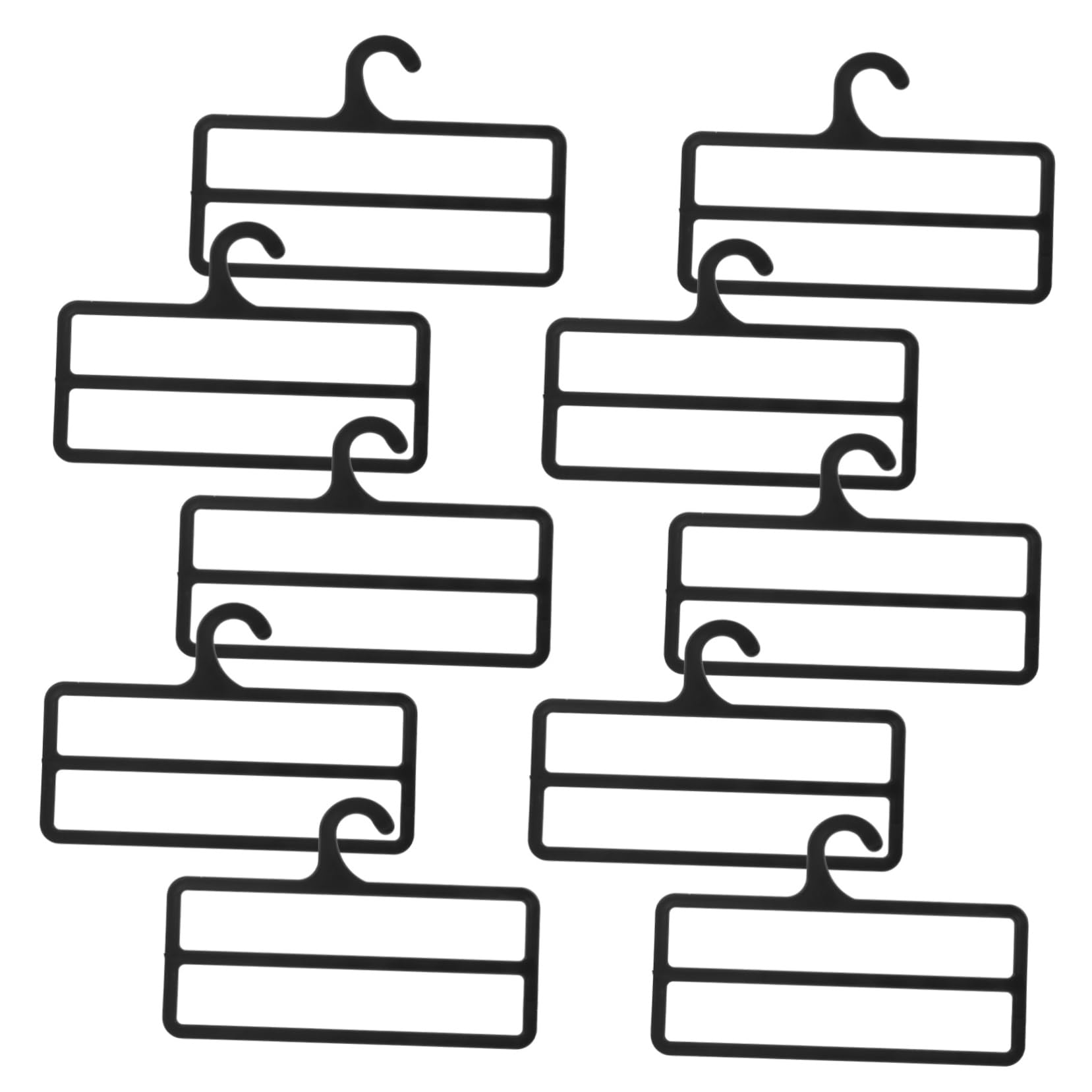 Cabilock Heavy Duty Hanger Set 10pcs Plastic Hangers for Pants Scarf Coat Closet Organizer Wetsuit Cleaner Easy to Clean