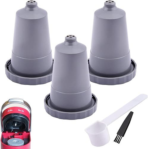 3 cápsulas de café reutilizables reutilizables K Cups para filtro de café reutilizable para oficina, café o gota de té, cápsulas de café sostenibles
