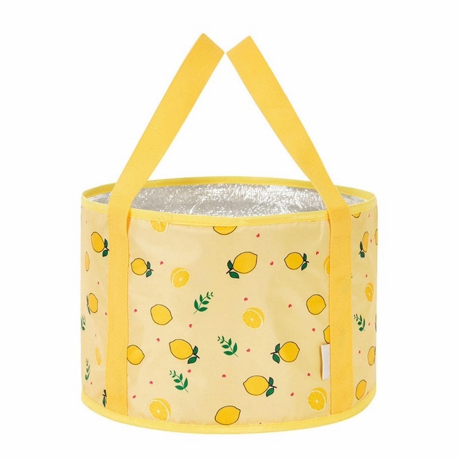 XZEIT Foot Bath Bucket, فيلم الألومنيوم الحمام القابل للطي القابل للطي PVC دلو الماء المستدير في الهواء الطلق