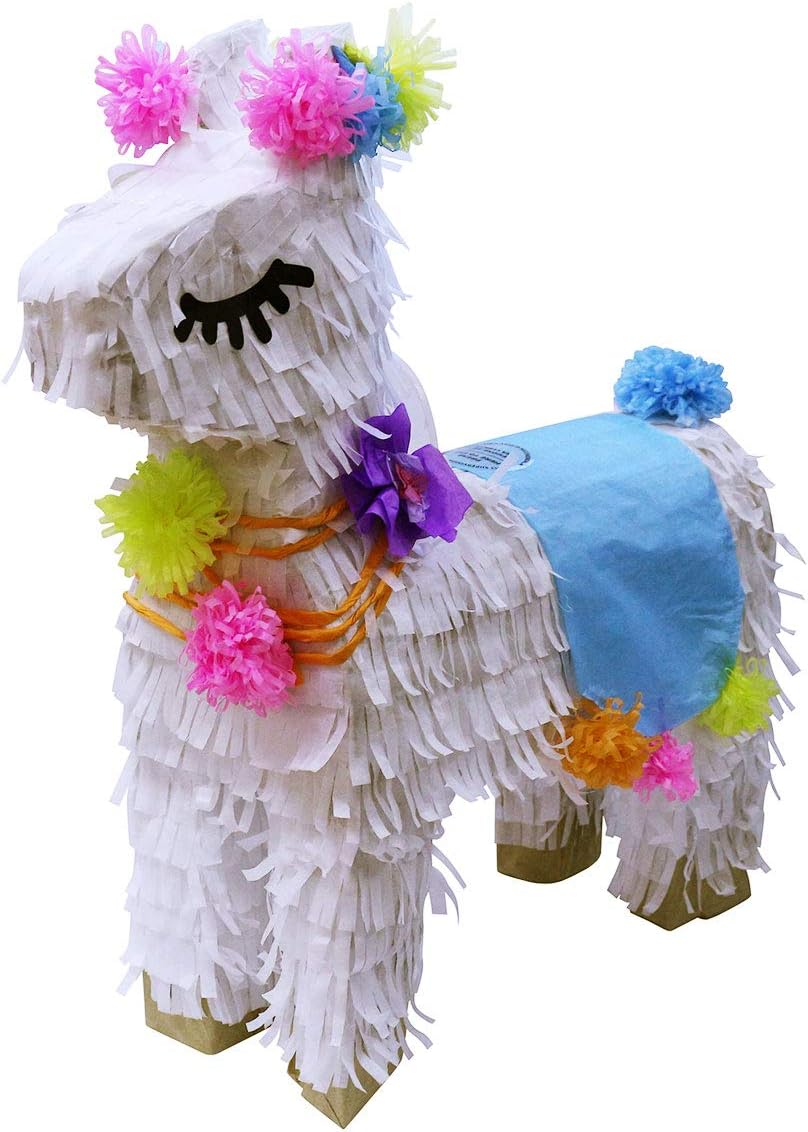 Aurabeam Original Classic Hand Craft Peruvian Llama Party Pinata - Hand made in Mexico