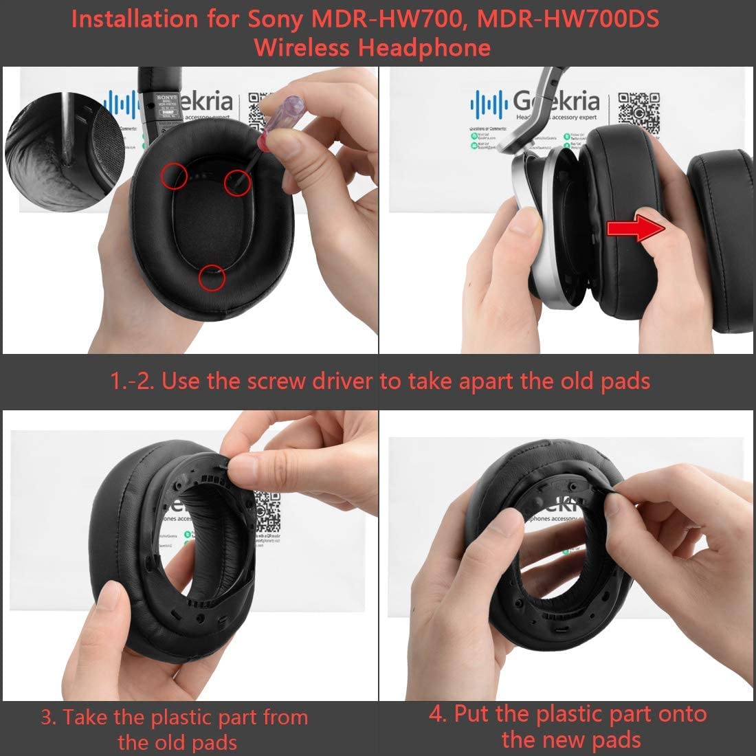 Amazon | イヤーパッド SONY MDR-HW700 / MDR-HW700DS 【2個入り