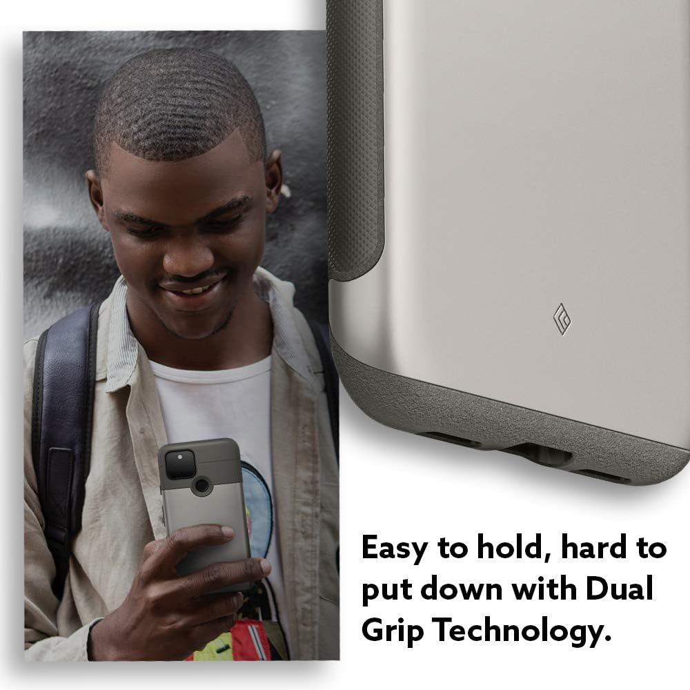 Caseology Legion for Google Pixel 5 Case (2020) - Stone Gray