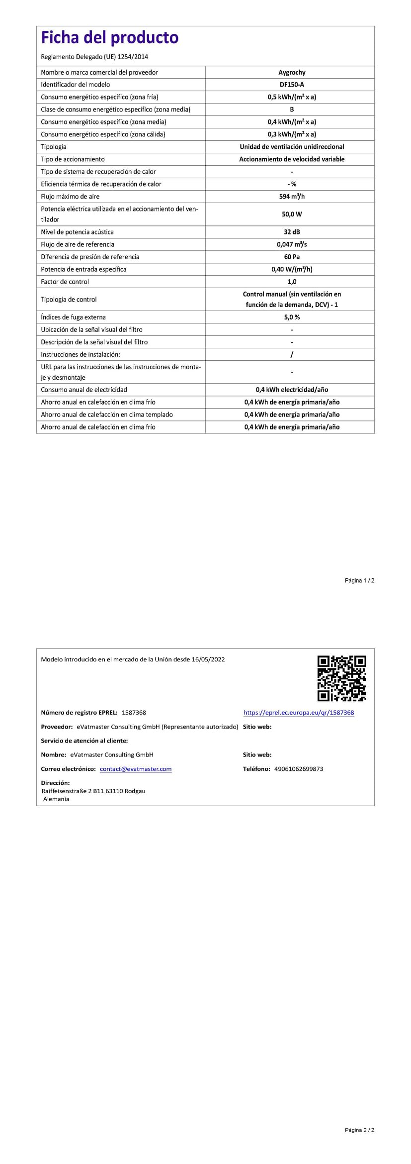 Aygrochy 150 mm Ventola Aspirazione 595 m³/h, Estrattore aria con regolatore di temperatura e umidità, ventola di scarico per Bagno, tenda di crescita, ventilazione e sfiato d'aria.