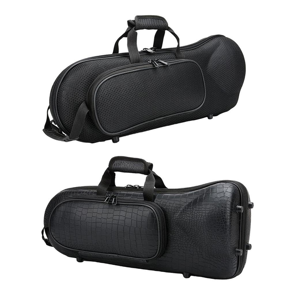 Borsa Professionale per Tromba Oxford con Morbida Sacca in Cotone, Custodia Rigida in Schiuma, Design Leggero per Strumenti in Ottone, in Tessuto Oxford