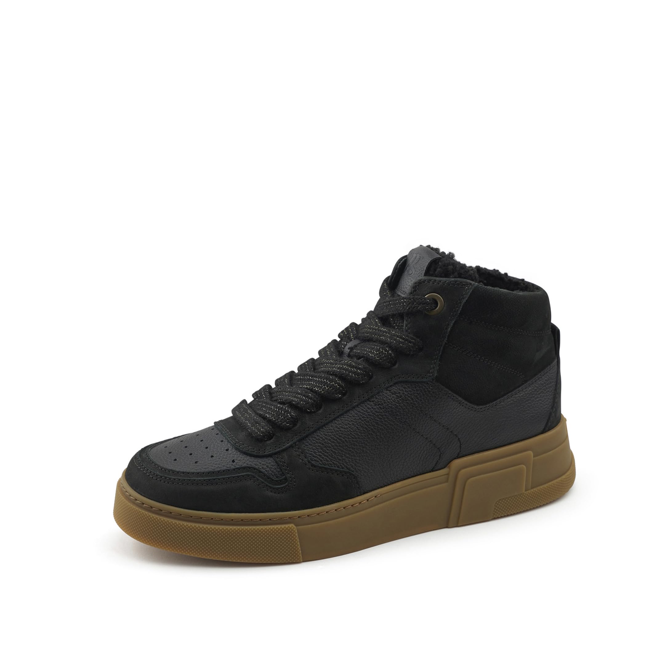 Paul Green Damen Hightop-Pauls mit Wechselfußbett, Frauen High-Top Sneaker,Warm gefüttert