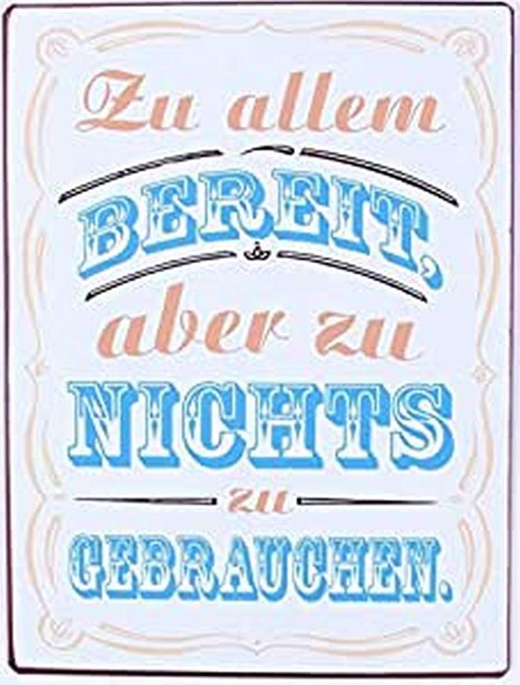 Sign - Zu allem bereit, aber zu nicht...