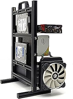 ATX Matx Itx Pc Test Bench Motherboard Stand Open Frame Air Pc Case Test Bench Vertical Water Cooling Aluminum Support Vertical