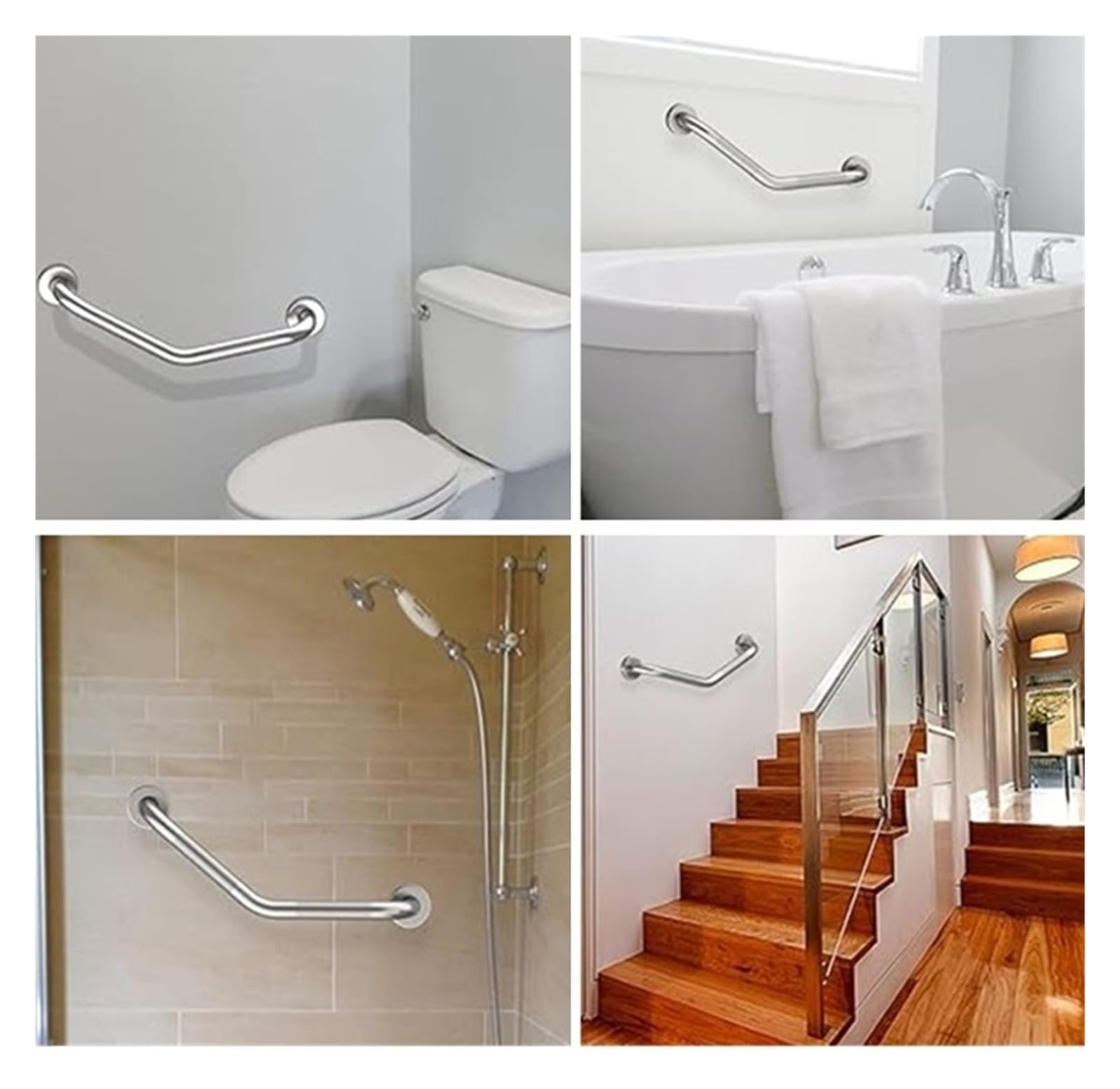 Agarraderas Baño Barra de seguridad for ducha con ángulo 135 grados, antideslizante, for personas mayores discapacidad(Antique Copper)