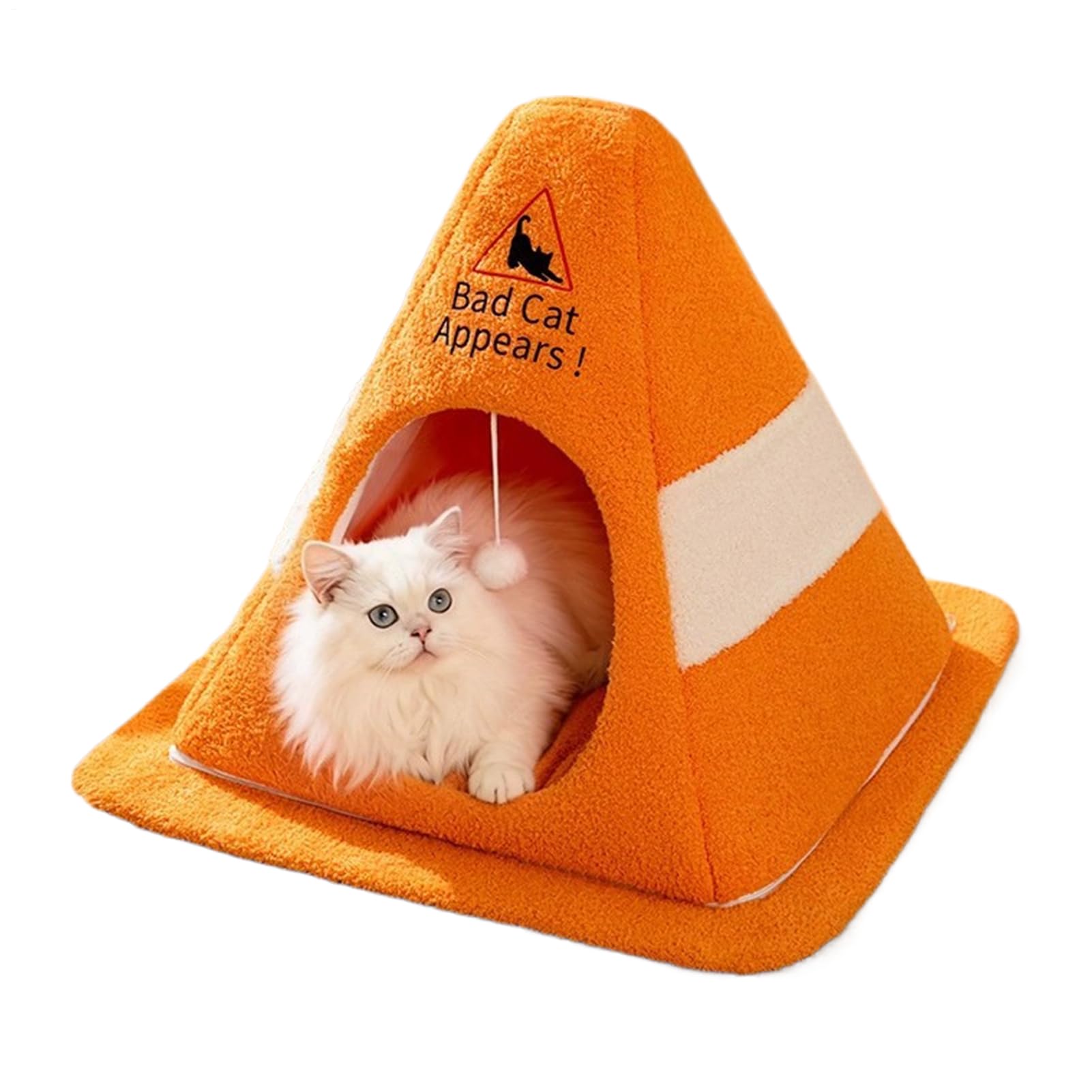 Abri pour chat avec coussin lavable pour un sommeil apaisant à la maison