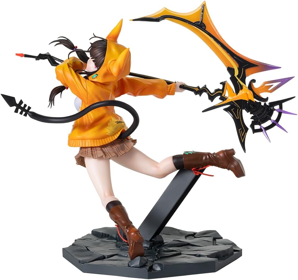 Karen Asakura Figure Statue - 20cm Game Figures 1/7 Scale Yuki Izumi Action Figure Model with Fight Scene Sculpture Collectible Decoration Gifts for Fans