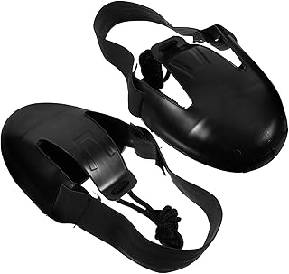 HEMOTON 1 Pair Steel Toe Cap Safety Shoe Covers Universal Steel Toe Overshoes Workplace Cover with Adjustable Strap for Industry Workplace Size EUR 36-46