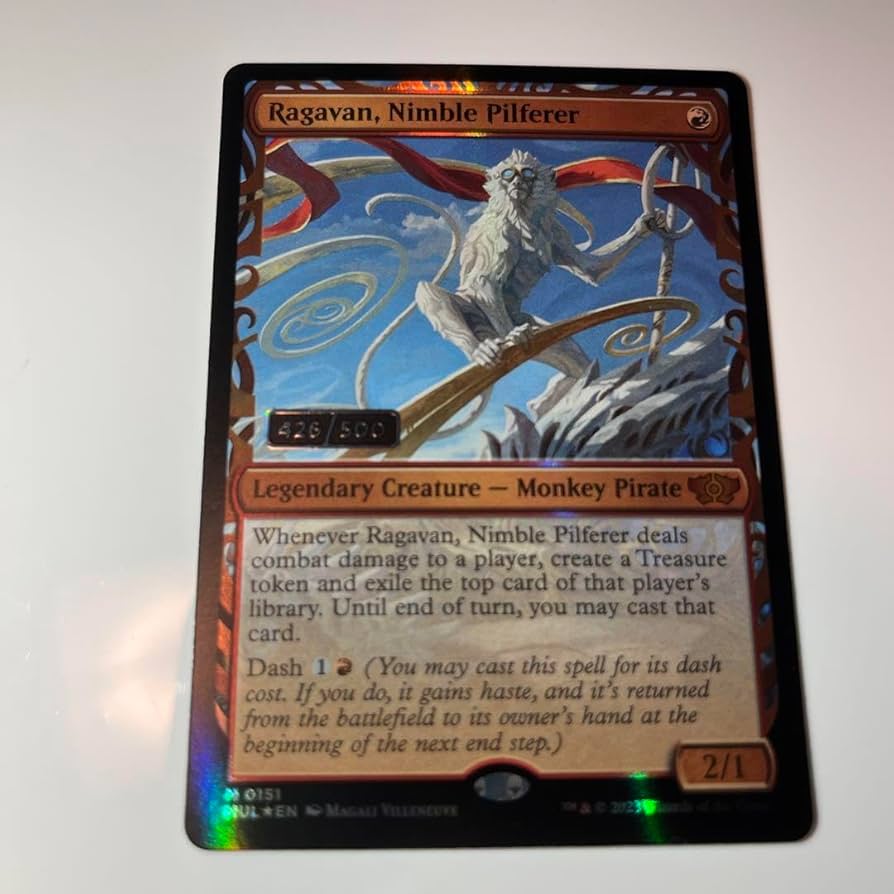 mtg 敏捷なこそ泥、ラガバン ダブルレインボウfoil 敏捷なこそ泥、ラガバン (Ragavan, Nimble Pilferer) · Modern