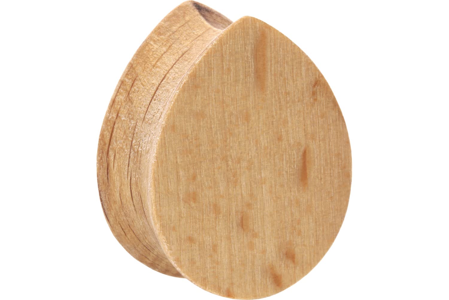 PIERCINGLINE Holz Plug TROPFEN Damen Herren Ohr Piercing Farb- und Größenauswahl