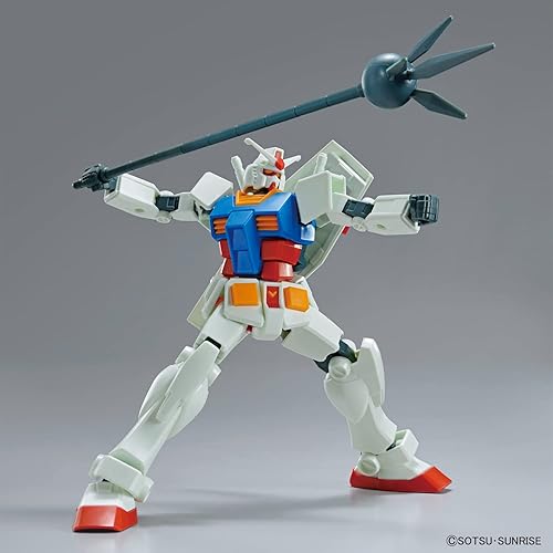 Miniatura 3 de Bandai Hobby - Mobile Suit Gundam - 1/144 RX-78-2 Gundam (juego completo de armas), kit de modelo de grado básico de Bandai Spirits
