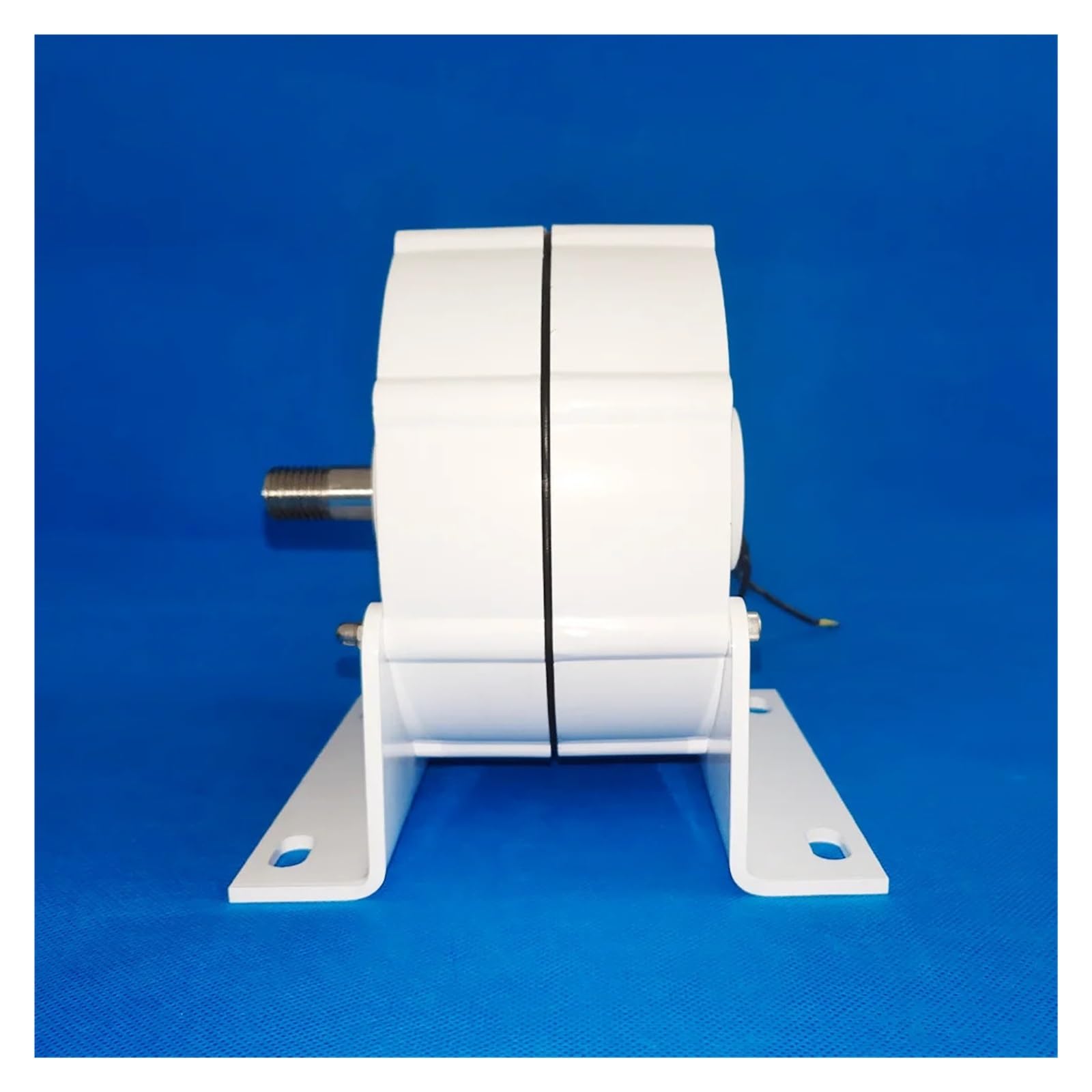 Generador de bajas RPM de 600W, dor eléctrico sin núcleo de 0,6 kW, 12V, 24V, 48V, con rectificador, turbina de imán permanente(With base,Double Shaft,12V)