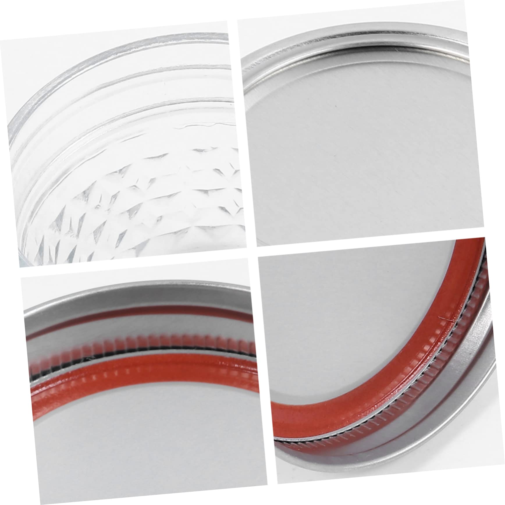 TOPBATHY 10 Piezas Frascos de Transparentes de Tarros Sellados para Almacenamiento de Miel y Jugos Recipientes de Cocina para Conservas y Alimentos