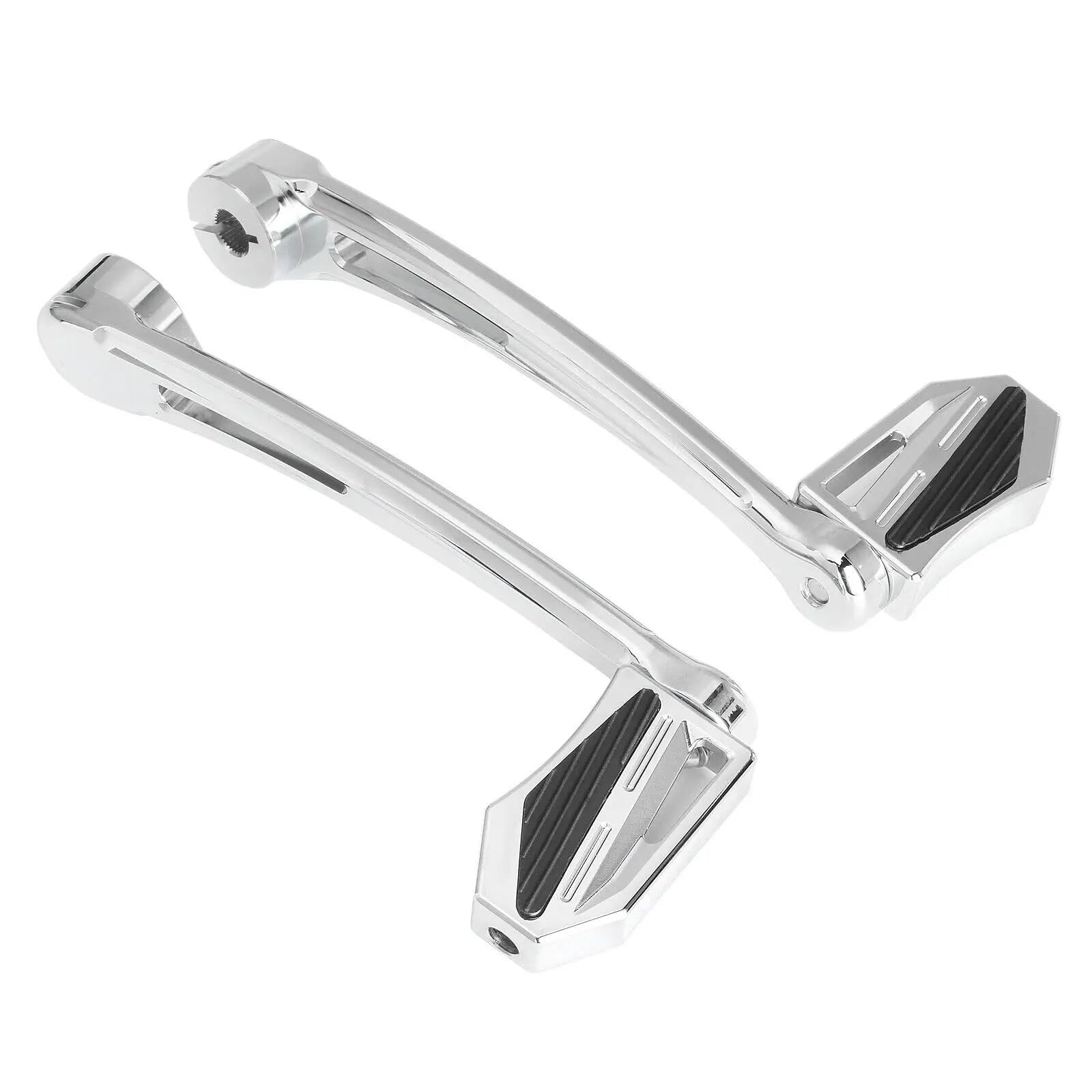 Schalthebel klappbar Schalthebel mit Fersen-/Zehenschaltung für Softail-Modelle (86-17) für Touring-Modelle (88-heute) sowie Trike-Modelle.(A pair of black)