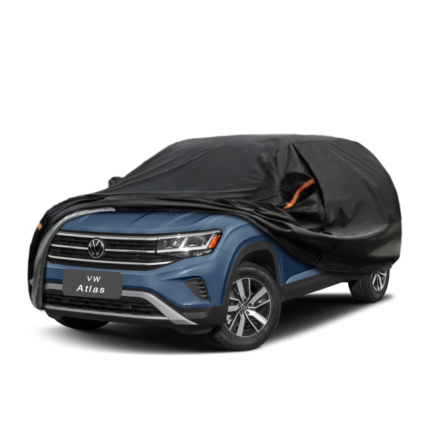 GUNHYI 7 Layer SUV Car Cover Custom Fit Volkswagen Atlas (2017-2025) Waterproof All Weather, Heavy Duty Outdoor Snow Sun Rain Uv Protection (Ships from US Warehouse, Delivery 3-8 Days)