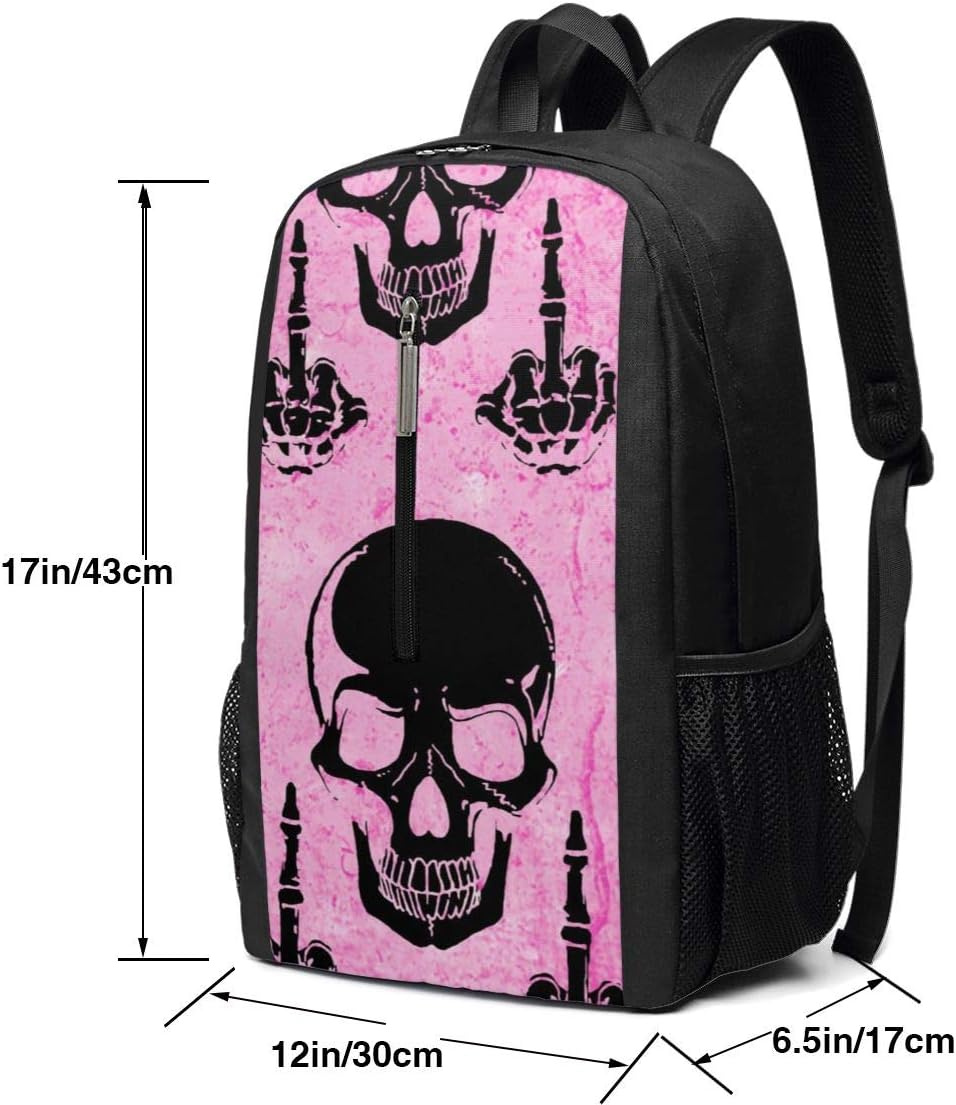 Pink skull backpack Clearance