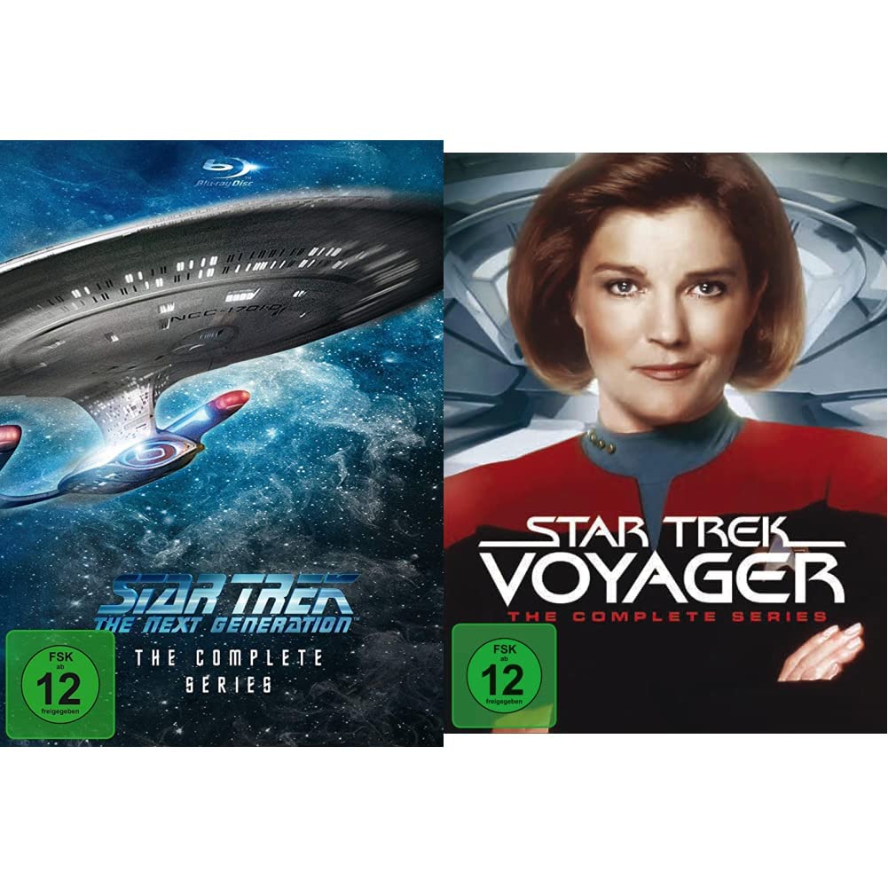 Star Trek - The Next Generation (The Complete Series) [Blu-ray] & Star Trek - Voyager: Complete Boxset (48 Discs)