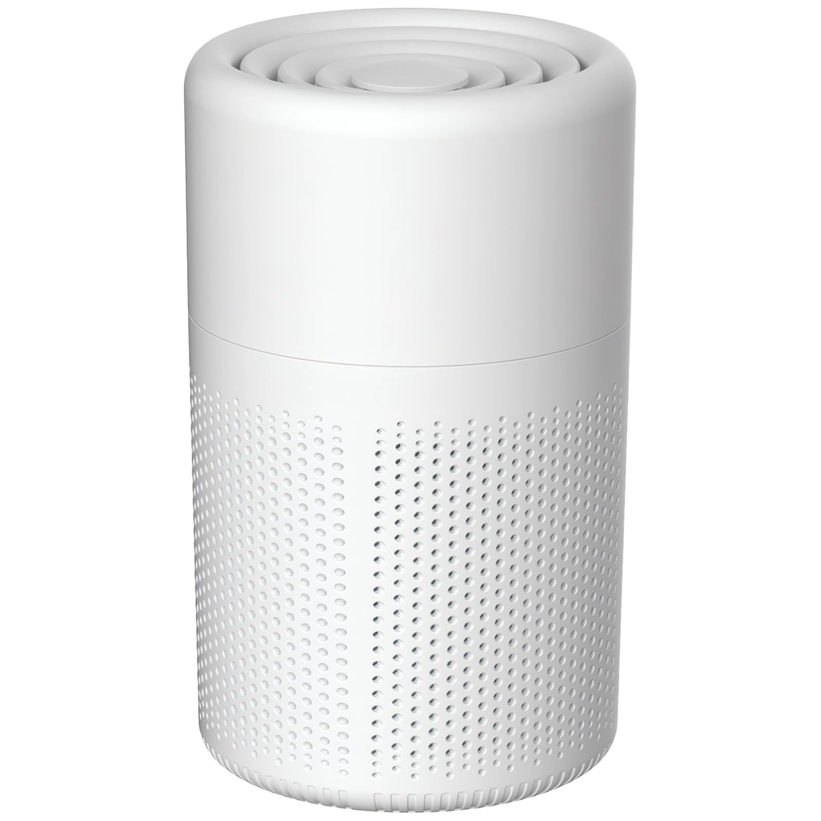 Mini purificatore d'aria, purificatore d'aria da tavolo per casa, camera da letto e ufficio, purificatore d'aria portatile con ioni negativi, aiuta con odori sgradevoli, fumo e formaldeide, bianco, 19