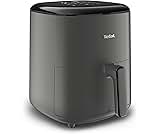 Tefal Easy Fry Max Air Fryer, 5 L Capacity, 6 portions, Healthy frying, Saves Time and Energy, Digital Control Panel, 10 Auto Cooking Programs, Coal Grey, EY245H40