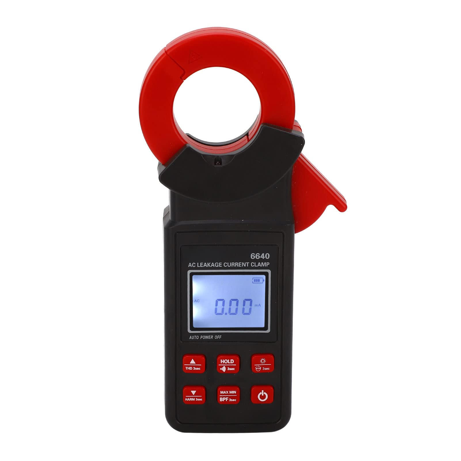 Clamp Medidor de Corriente Anti Interferencia Multifuncional de Alta Precisión Retroiluminada AC Corriente de Fuja Clamp Tester