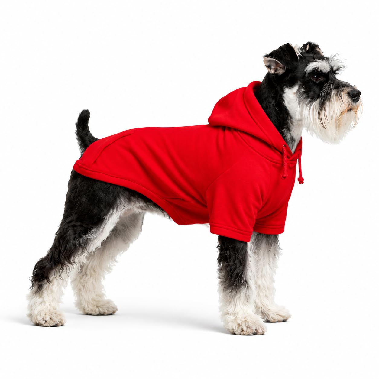 Lovelonglong Abbigliamento per animali domestici Vestiti Cappotto per cani Felpe con cappuccio Inverno Autunno Felpa per Cani di Taglia Piccola Medio Grande 11 Colori 100% Cotone 2018 Nuovo (L, Rosso)