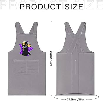 Amazon｜ジョジョの奇妙な冒険 イギー エプロン レディース メンズ