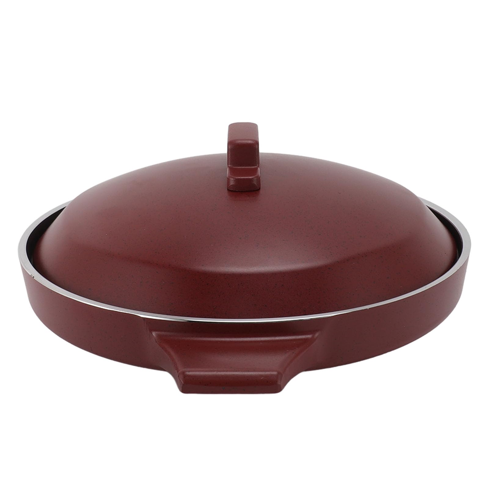Aramox Patelnia do Suchej Zupy, Garnek do Hot Pot ze Stopu Aluminium z