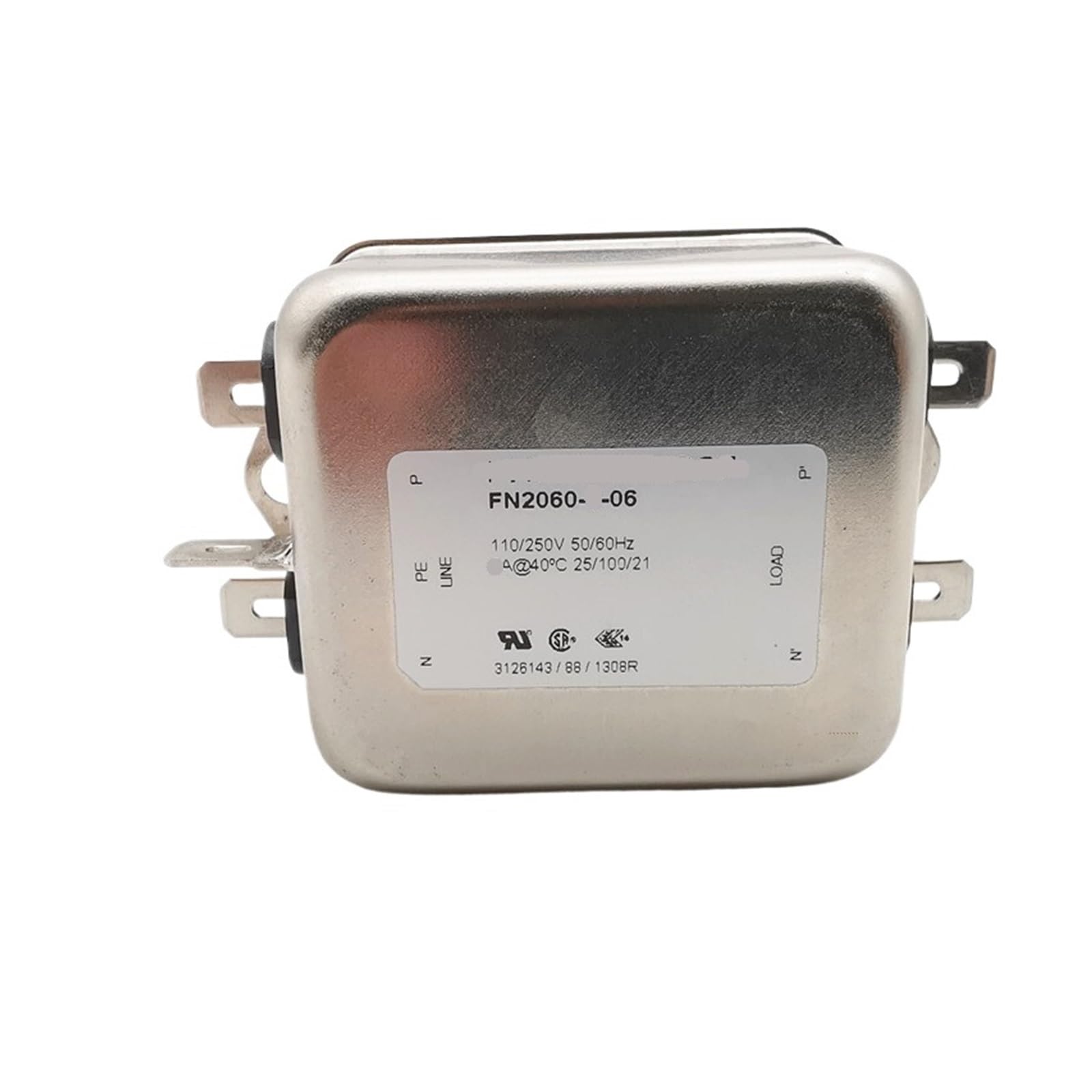 Filtre d'alimentation FN2060-6-06 bloqueur d'interférences 6A