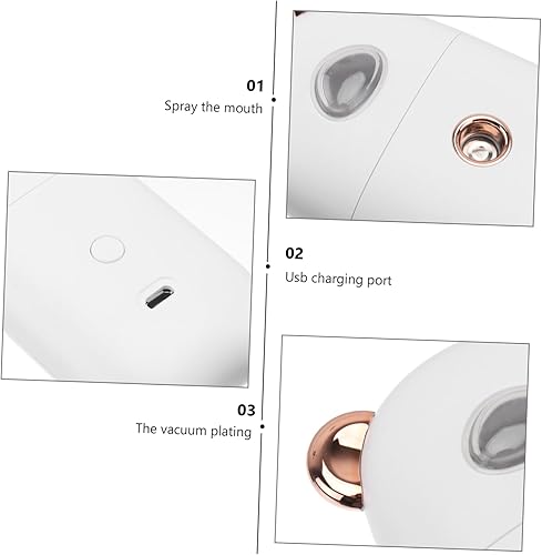 Miniatura 9 de FOMIYES Humidificador de belleza Nano Facial Mister Nano Mist Rociador Humidifer Portátil Vapor para Cuidado de Belleza Facial Mister Instrumento