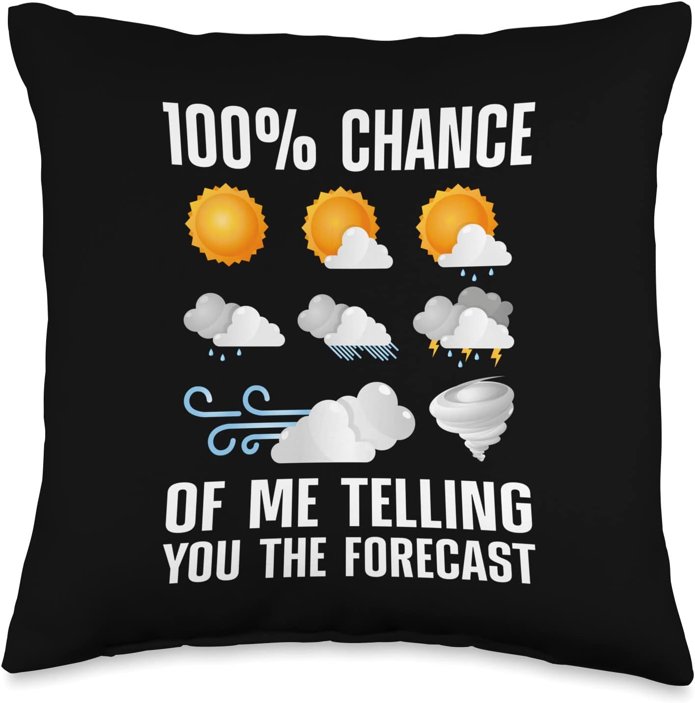 Cool Meteorologist For Men Women Meteorology Weather Tornado Throw Pillow